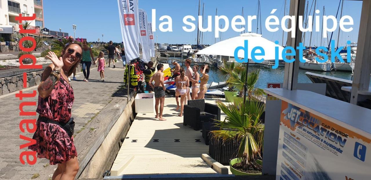Residence De Standing La Pecherie Spacieux T3 Comme Un Cocon Familial Vue Mer Et Sur L'Avant Port Sur Le Bout Du Bout De Cap D'Agde Seule Cap En Occitanie Exteriér fotografie